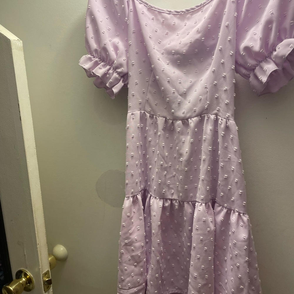 Woman’s dress purple